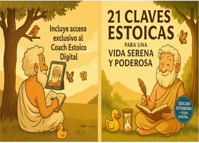 21 Claves Estoicas para una Vida Serena y Poderosa Edición Extendida + Guía: Mini guía práctica para aplicar el estoicismo a tu vida: domina tu mente, calma tus emociones, mejora tus decisiones