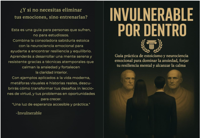 Invulnerable por dentro: Guía práctica de estoicismo y neurociencia emocional para dominar la ansiedad, forjar tu resiliencia mental y alcanzar la calma interior