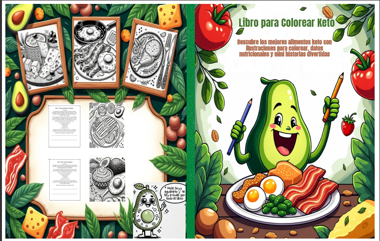 Libro para Colorear Keto
