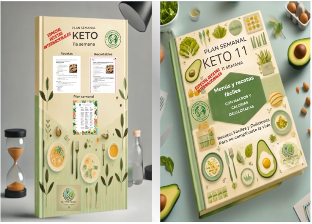 Plan Semanal Keto 11: Menús y Recetas Fáciles para Principiantes con Macros y Calorías Desglosados (Especial Recetas Reconfortantes): Recetas Fáciles ... Exitoso (Reto 12 semanas Dieta Cetogénica)