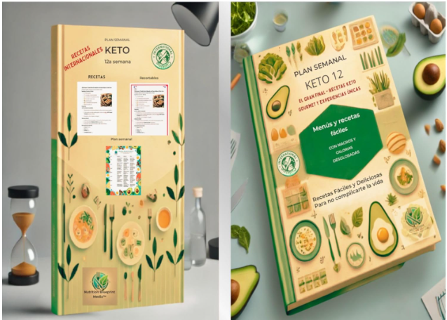 Plan Semanal Keto 12: El Gran Final – Recetas Keto Gourmet y Experiencias Únicas: Recetas Fáciles y Deliciosas con Macros Completos para Principiantes (Reto 12 semanas Dieta Cetogénica)