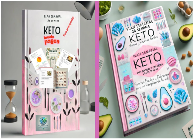 Plan Semanal Keto 2: Recetas Fáciles y Menús Cetogénicos para Principiantes: Recetas Fáciles y Deliciosas con Macros Completos para un Plan Semanal Keto Exitoso (Reto 12 semanas Dieta Cetogénica)