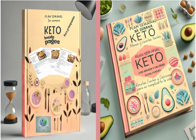 Plan Semanal Keto 3: Recetas Fáciles y Menús Keto para Principiantes: Recetas Fáciles Keto y Deliciosas con Macros Completos para un Plan Semanal Keto Exitoso (Reto 12 semanas Dieta Cetogénica)