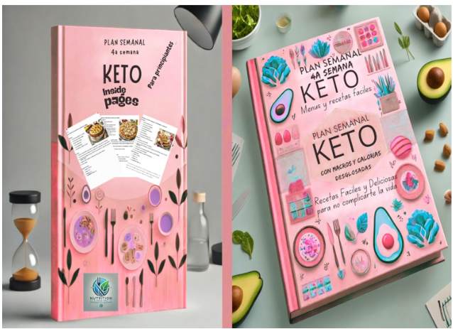 Plan Semanal Keto 4: Recetas Fáciles y Menús Keto para Principiantes: Recetas Fáciles y Deliciosas con Macros Completos para un Plan Semanal Keto ... semanas Dieta Cetogénica) (Spanish Edition)