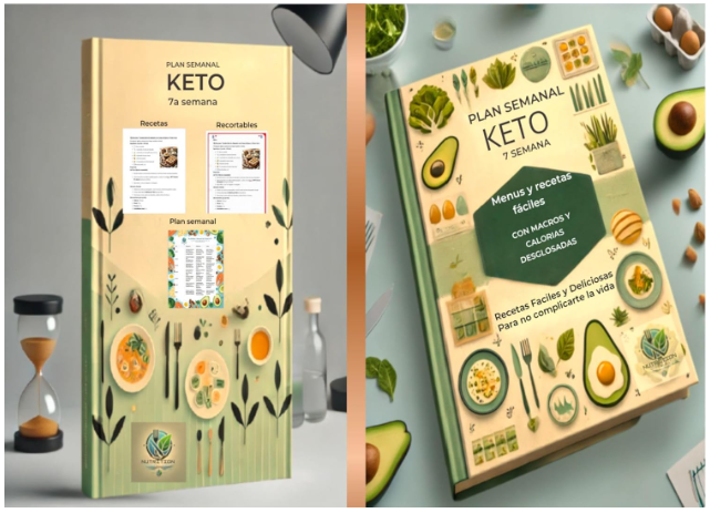 Plan Semanal Keto 7: Menús y Recetas Fáciles para Principiantes con Macros y Calorías Desglosados: Recetas Fáciles y Deliciosas con Macros Completos ... Exitoso (Reto 12 semanas Dieta Cetogénica)