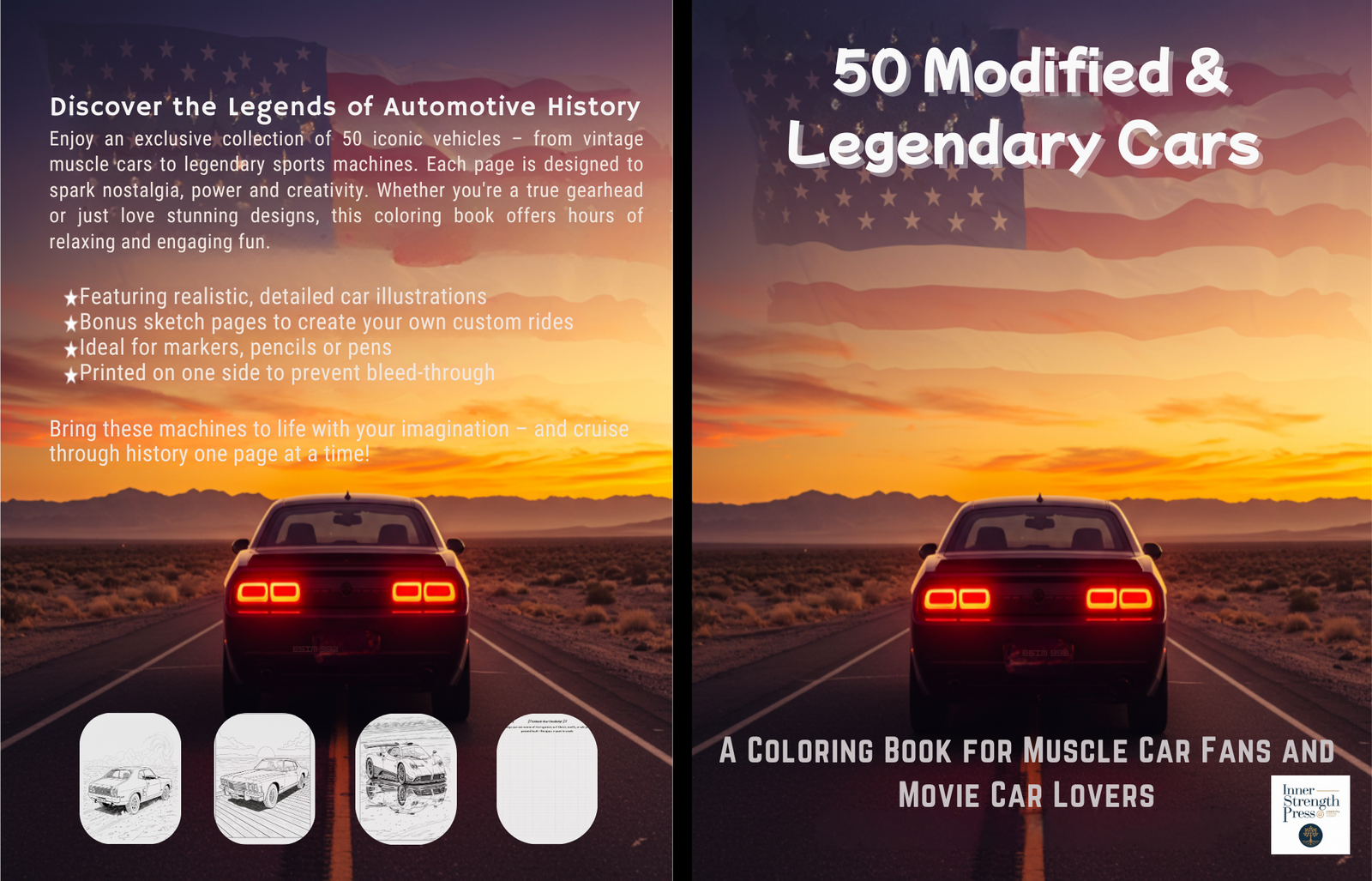 50 Modified & Legendary Cars – A Coloring Book for Muscle Car Fans and Movie Car Lovers: Featuring 50 Modified Cars & Icon...
50 Modified & Legendary Cars – A Coloring Book for Muscle Car Fans and Movie Car Lovers: Featuring 50 Modified Cars & Iconic Sports Vehicles for ... Automotive History (Coloring book for adults)