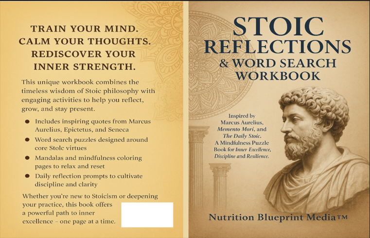 Stoic Reflections & Word Search Workbook: Inspired by Marcus Aurelius, Memento Mori, and The Daily Stoic. A Mindfulness Puzzle Book for Inner ... Resilience. (Daily Calm & Clarity Collection)