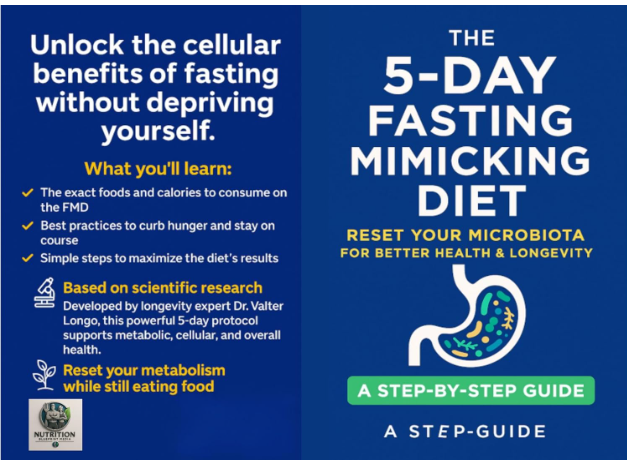 The 5-Day Fasting Mimicking Diet Plan: Activate Autophagy, Burn Fat, and Boost Longevity with a Science-Based, Plant Focused Protocol