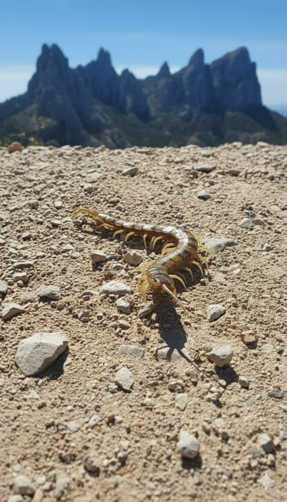 Ciempiés venenoso en Montserrat: guía práctica para identificar y convivir con la escolopendra