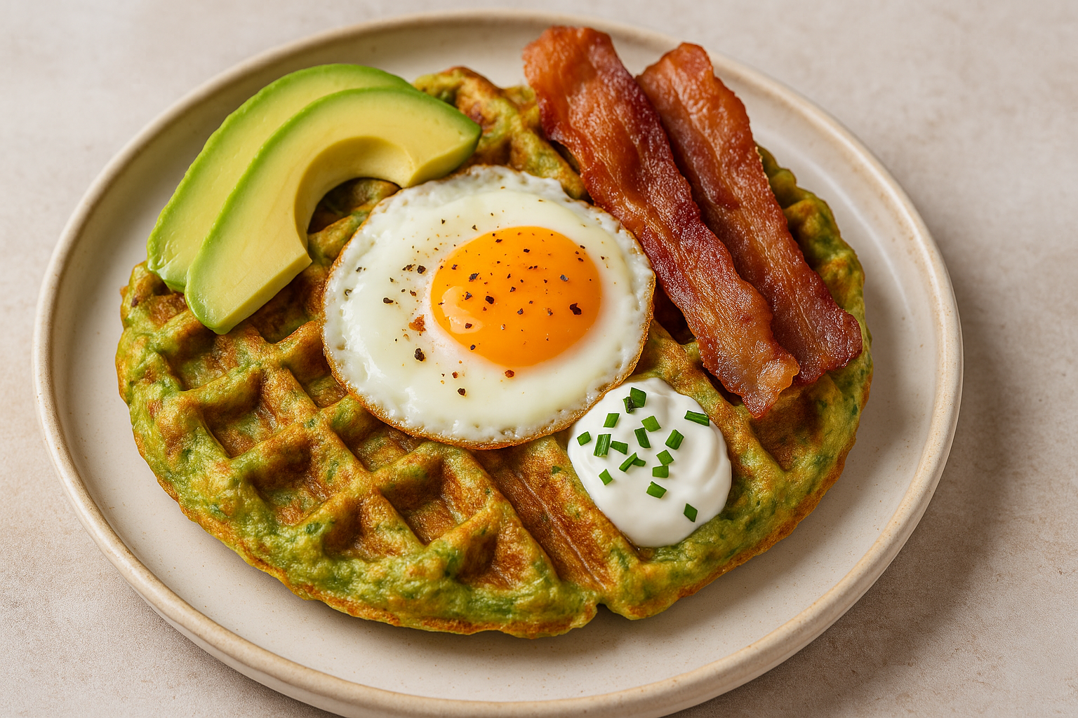 Gofre de Calabacín Keto