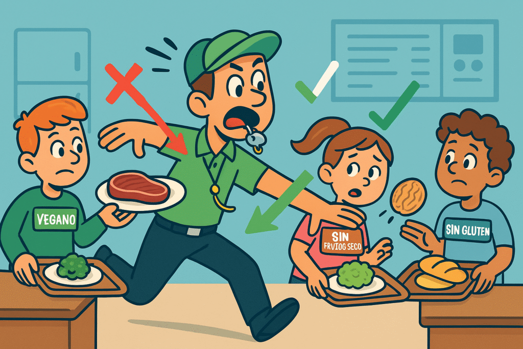 Alimentación especial en niños en colonias y salidas escolares: árbol de decisiones