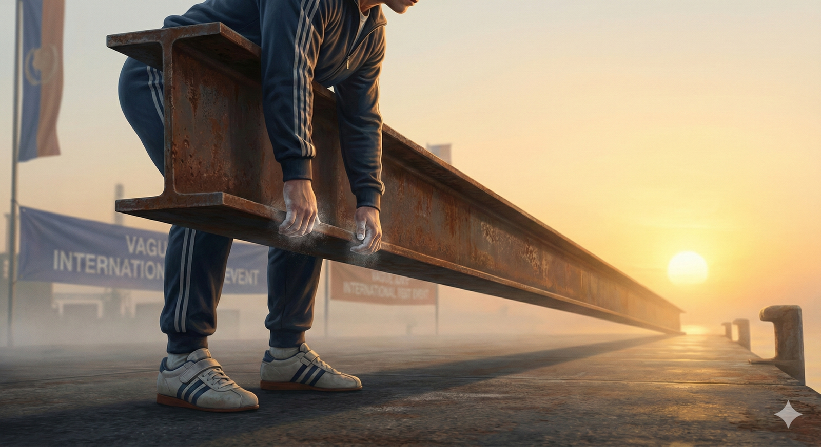 Patrón de movimiento levantando pesos grandes